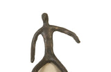 Abstract Figure on Bleached Wood Base
