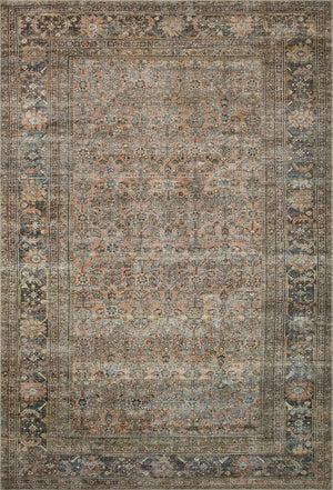 A picture of Loloi's Adrian rug, in style ADR-03, color Terracotta / Multi
