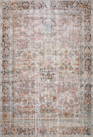 A picture of Loloi's Adrian rug, in style ADR-05, color Sunset / Charcoal