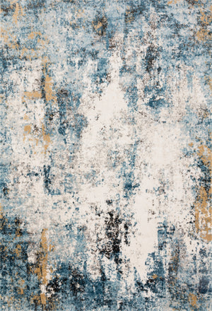 A picture of Loloi's Alchemy rug, in style ALC-05, color Denim / Ivory