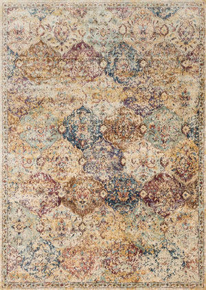 A picture of Loloi's Anastasia rug, in style AF-12, color Ivory / Multi