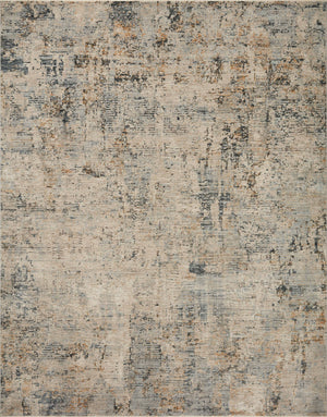 A picture of Loloi's Axel rug, in style AXE-03, color Beige / Sky