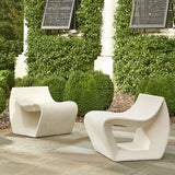 Cast Smooth Outdoor Lounge Chair
