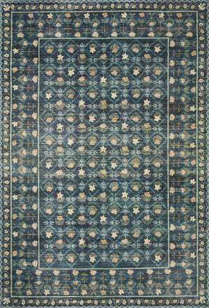 A picture of Loloi's Eden rug, in style EDE-03, color Lattice Indigo
