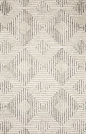A picture of Loloi's Ehren rug, in style EHR-02, color Grey / Silver