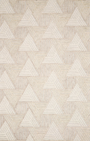 A picture of Loloi's Ehren rug, in style EHR-04, color Oatmeal / Ivory