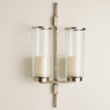 Hammered Double Sconce