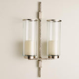 Hammered Double Sconce