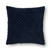 Loloi's PILLOWS rug, Style: P0125 Navy. At the cheapest price in the 22" x 22" Cover w/Down size.