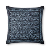 Loloi's PILLOWS rug, Style: P6045 Navy / Blue. At the cheapest price in the 22" x 22" Cover w/Down size.