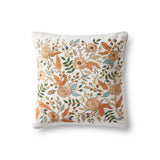 Loloi's PILLOWS rug, Style: P6073 Ivory / Multi. At the cheapest price in the 18" x 18" Cover w/Down size.