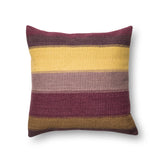 Loloi's PILLOWS rug, Style: P0164 Plum / Multi. At the cheapest price in the 22" x 22" Cover w/Down size.
