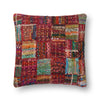 Loloi's PILLOWS rug, Style: P0535 Red / Multi. At the cheapest price in the 22" x 22" Cover w/Down size.