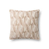 Loloi's PILLOWS rug, Style: P0889 Beige. At the cheapest price in the 18" x 18" Cover w/Down size.