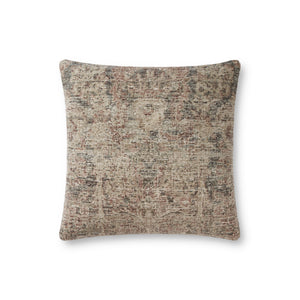 Loloi's Pillows rug, Style: PLL0095 Beige / Multi. At the cheapest price in the 18'' x 18'' Cover w/Down size.