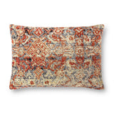 Loloi's PILLOWS rug, Style: P0880 Red / Multi. At the cheapest price in the 13" x 21" Cover w/Down size.