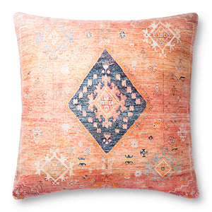 Loloi's PILLOWS rug, Style: P0883 Coral / Multi. At the cheapest price in the 36"W x 36"D x 6"H size.