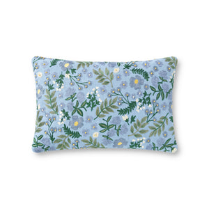 Loloi's PILLOWS rug, Style: PRP0029 Wildwood Garden Periwinkle. At the cheapest price in the 13" x 21" Cover w/Down size.