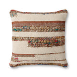 Loloi's PILLOWS rug, Style: PLL0074 Ivory / Multi. At the cheapest price in the 22" x 22" Cover w/Down size.