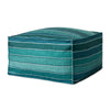 Loloi's Poufs rug, Style: PF0010 Lagoon / Blue. At the cheapest price in the 24"W x 24"D x 13"H size.