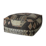 Loloi's Poufs rug, Style: LPF0036 Black / Multi. At the cheapest price in the 36"W x 36"D x 17"H size.