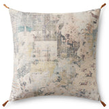 Loloi's PILLOWS FILLED rug, Style: LFP0017 Beige / Multi. At the cheapest price in the 36"W x 36"D x 6"H size.