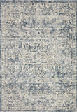 Loloi's Theory rug, Style: THY-02 Ivory / Blue. At the cheapest price in the 9'-6" x 13' size.