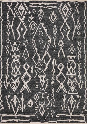 A picture of Loloi's Vance rug, in style VAN-07, color Charcoal / Dove