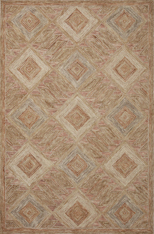 A picture of Loloi's Varena rug, in style VAR-02, color Berry / Multi