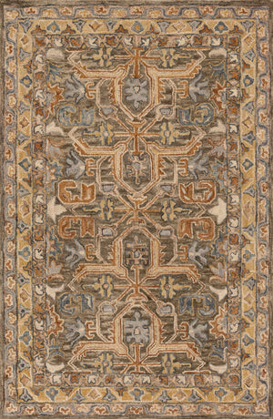 A picture of Loloi's Victoria rug, in style VK-01, color Walnut / Multi