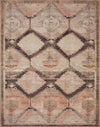 Loloi's Wynter rug, Style: WYN-08 Graphite / Blush. At the cheapest price in the 8'-6" x 11'-6" size.