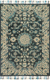 Loloi's Zharah rug, Style: ZR-02 Teal / Grey. At the cheapest price in the 9'-3" x 13' size.
