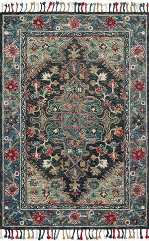 A picture of Loloi's Zharah rug, in style ZR-05, color Navy / Blue