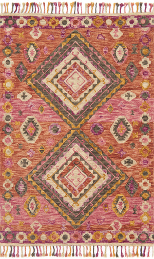 A picture of Loloi's Zharah rug, in style ZR-07, color Fiesta