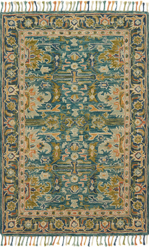 Loloi's Zharah rug, Style: ZR-12 Blue / Navy. At the cheapest price in the 9'-3" x 13' size.