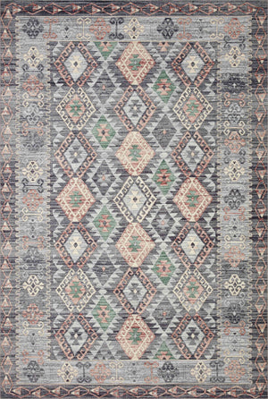 A picture of Loloi's Zion rug, in style ZIO-01, color Grey / Multi