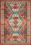 Loloi's Zion rug, Style: ZIO-05 Red / Multi. At the cheapest price in the 8'-6" x 11'-6" size.