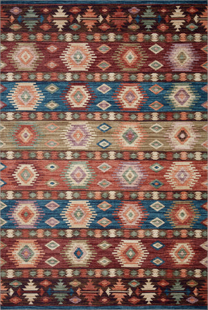 A picture of Loloi's Zion rug, in style ZIO-06, color Fiesta / Multi