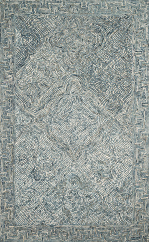 A picture of Loloi's Ziva rug, in style ZV-04, color Denim